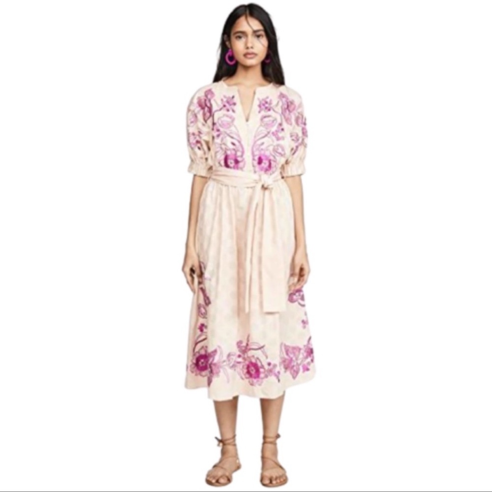 MISA Los Angeles Lusila Embroidered Dress ▪️